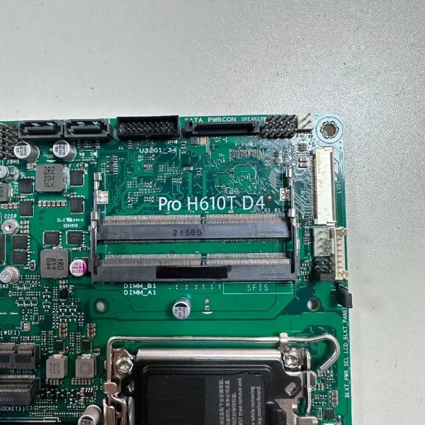 AS-US CSM 컴퓨터 마더보드 17x17 ITX Pro H610T D4용 제품 이미지