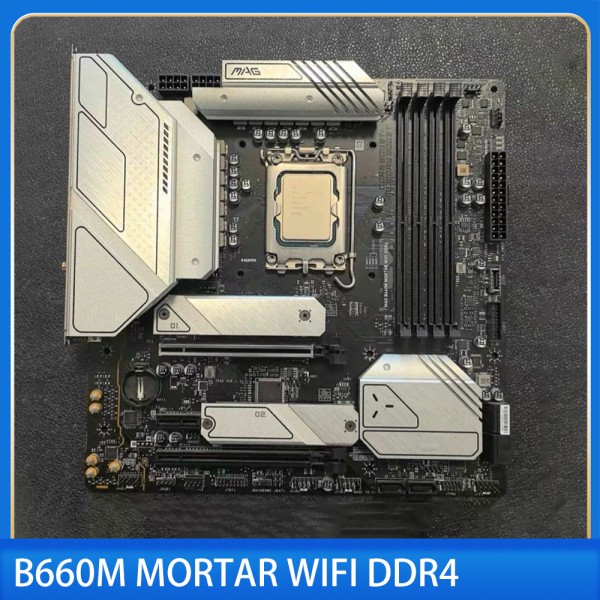 마더보드 i12-i14 LGA1700 듀얼 M.2 WiFi6 2.5G 네트워크 카드 B660M MORTAR WIFI DDR4 제품 이미지