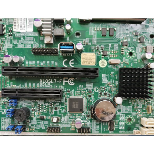단일 채널 서버 마더보드 LGA1150은 메인 E3-1200 V3 V4 X10SL7-F를 지원합니다. 제품 이미지