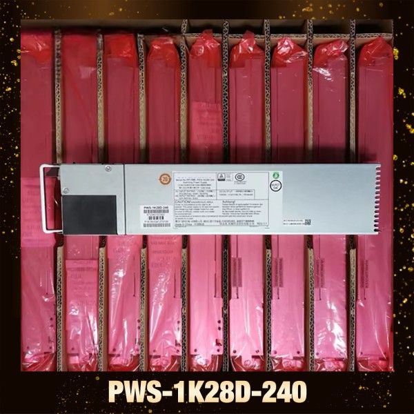 1PCS 신품 슈퍼마이크로 PWS-1K28D-240 1U 1280W 이중화 전원 공급 장치 제품 이미지