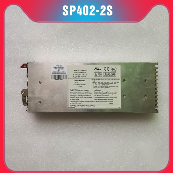 Supermicro SP402-2S 서버 전원 공급 장치, 핫 스왑 가능 중복 모듈 400W 제품 이미지