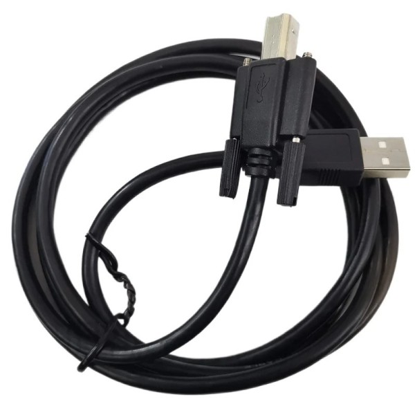 USB 2.0 산업용 카메라 특수 케이블, 나사 고정 데이터 원형 인쇄 B 타입 인터페이스 제품 이미지