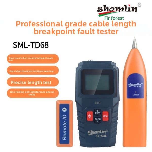 SML-TD68 라인 파인더 케이블 테스터 전화선 길이 브레이크 포인트 네트워크 단락 검사 제품 이미지