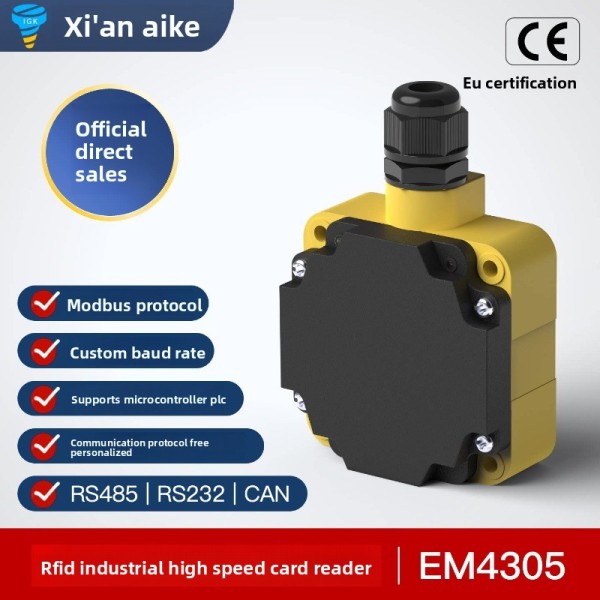 Igk-r500 스테이션 agv 카드 리더기 rfid 산업용 fdx-b 및 emid 이중 주파수, 제로 드롭아웃 제품 이미지