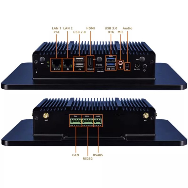 Ipc-m10r800-a3568j 10.1인치 IPS 스크린 AI 산업용 태블릿 WiFi6 제어 디스플레이 SSD HDD 제품 이미지