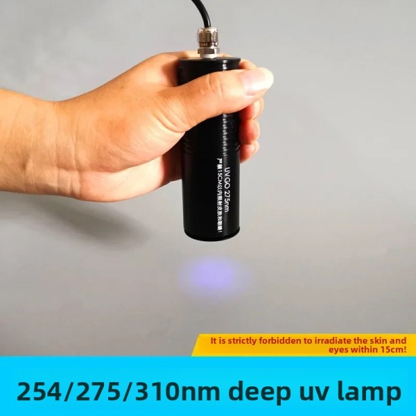 275Nm 심자외선 램프 파장 310nm 밴드 LEDUV UVC 살균 과학 연구 실험 제품 이미지