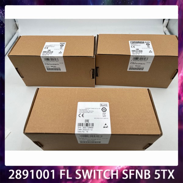 1개 산업용 이더넷 스위치 5xTP RJ45 10100 Mbps 2891001 FL SWITCH SFNB 제품 이미지