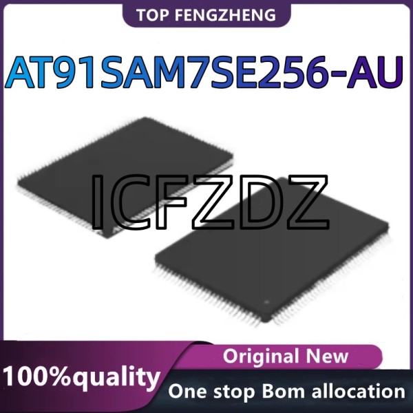 100% 새 원본 AT91SAM7SE256-AU QFP-128 칩 IC 집적 회로 제품 이미지