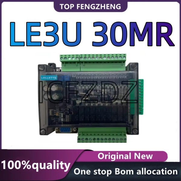 100% 새 FX3U LE3U 30MR 6AD2DA 16 입력 14 릴레이 출력 아날로그 2 PLC 컨트롤러 RS485 RTC 제품 이미지
