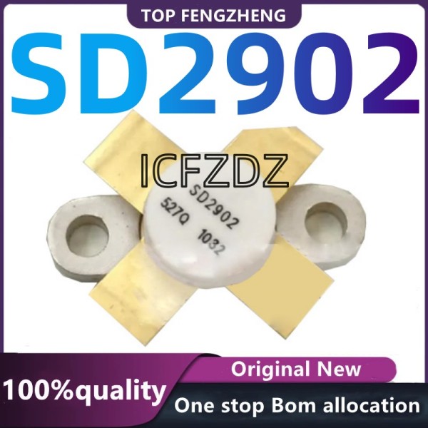 100% 새 원본 SD2902 RF Mosfet N 채널 28V 25mA 400MHz 13.5dB 15W M113-고품질 트랜지스터 제품 이미지