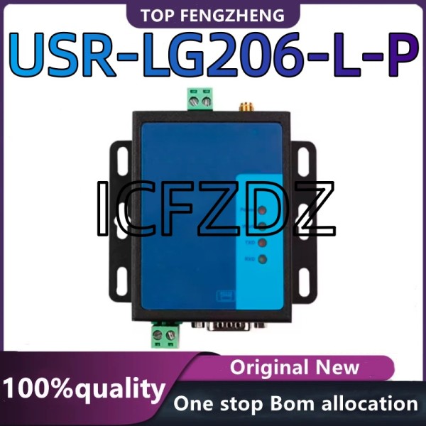 100% 새 로라 모듈 무선 데이터 전송 라디오 433MHz 포인트 투 232485 시리얼 USR-LG206-L-P 제품 이미지