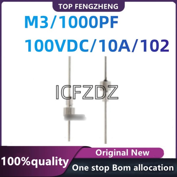 100% 신품 필터 캐패시터 커패시터 피드스루 시리즈 M31000PF100VDC10A102 제품 이미지
