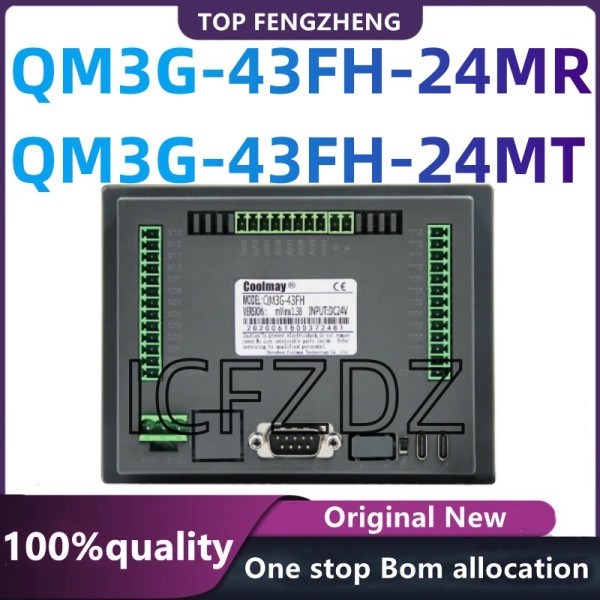 100% 신품 통합 HMI PLC 컨트롤러 QM3G-43FH 산업용 올인원 plc 프로그래밍 가능 로직 터치 스크린 제품 이미지