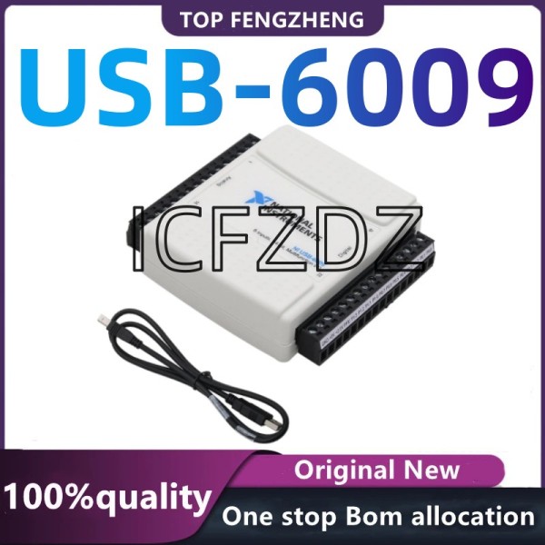 100% 새 원본 미국 NI USB-6009 데이터 수집 카드, 배선, 터미널 779026-01 포함 제품 이미지
