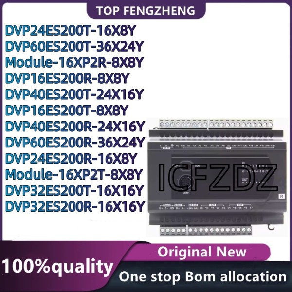 100% 새 원본 ES2 PLC DVP16ES200R 제품 이미지