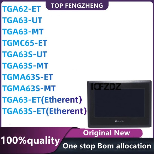 100% 새 원본 TGA62S-MT HMI 터치 스크린은 232422485USB 플래시 드라이브이더넷을 지원합니다 제품 이미지
