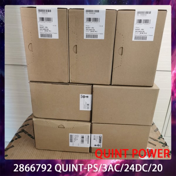 Phoenix 스위칭 전원 공급 장치 출력 24VDC20A용 QUINT-PS3AC24DC20 QUINT POWER 2866792 제품 이미지