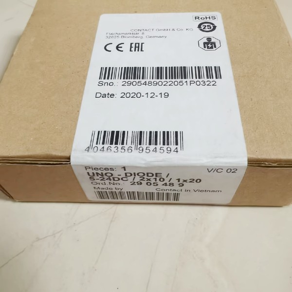 UNO-DIODE5-24DC2X101X20-2905489 UNO POWER 다이오드 예비 모듈 2905489 제품 이미지