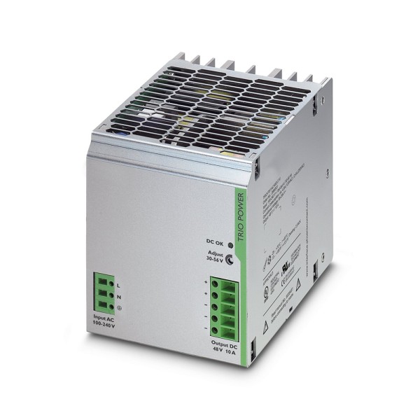 2866501 TRIO-PS1AC48DC10 TRIO POWER 전원 공급 장치 출력 48VDC10A 완벽하게 작동합니다. 제품 이미지