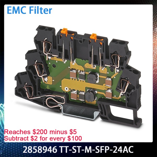 TT-ST-M-SFP-24AC 2858946 Phoenix EMC 필터 서지 보호 장치 이중 레벨 터미널 블록 DIN 레일 모듈용 제품 이미지