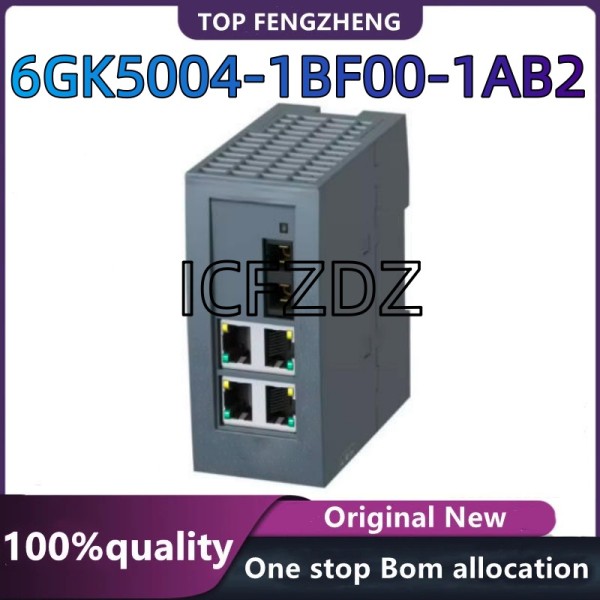 100% 새 원본 SCALANCE XB004-1LD 관리되지 않는 산업용 이더넷 스위치, 6GK5004-1BF00-1AB2 제품 이미지