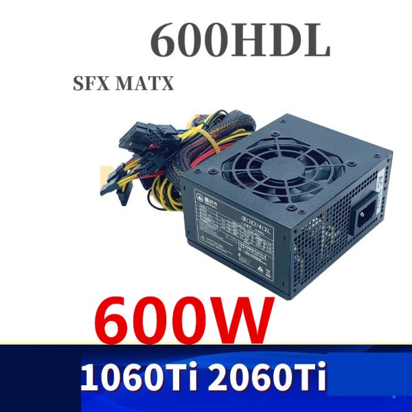 Xindongli 미니 SFX MATX 1060TI 600W 전원 공급 장치, HK300-41GP FSP450-60GHS, 새제품 PSU 제품 이미지