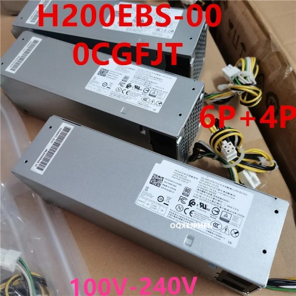 1PCS 새 델 옵티플렉스 3060 6핀+4핀 80플러스 브론즈 200W 전원 공급 장치 CGFJT H200EBS-00 제품 이미지