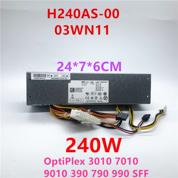 신품 PSU 옵티플렉스 390 SFF 240W 전원 공급 장치 H240AS-00 3WN11 제품 이미지