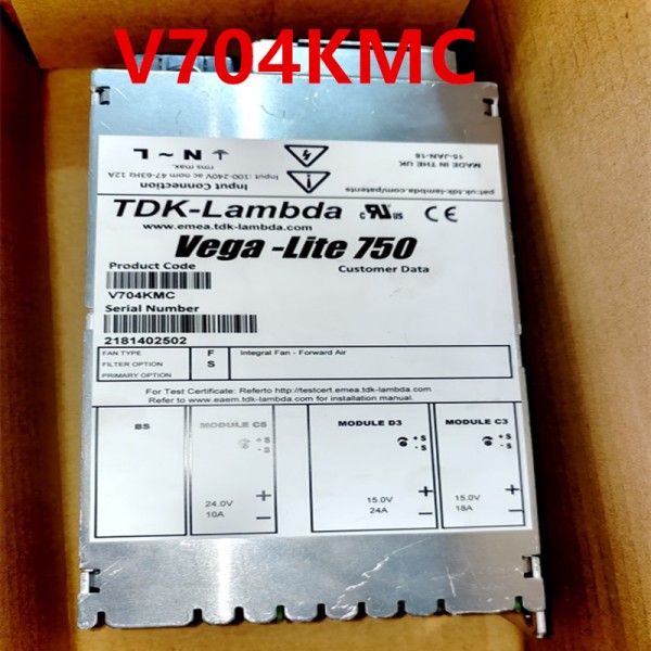 TDK 람다 Vega-Lite750 용 분해 PSU, 750W 전원 공급 장치, V704KMC 제품 이미지