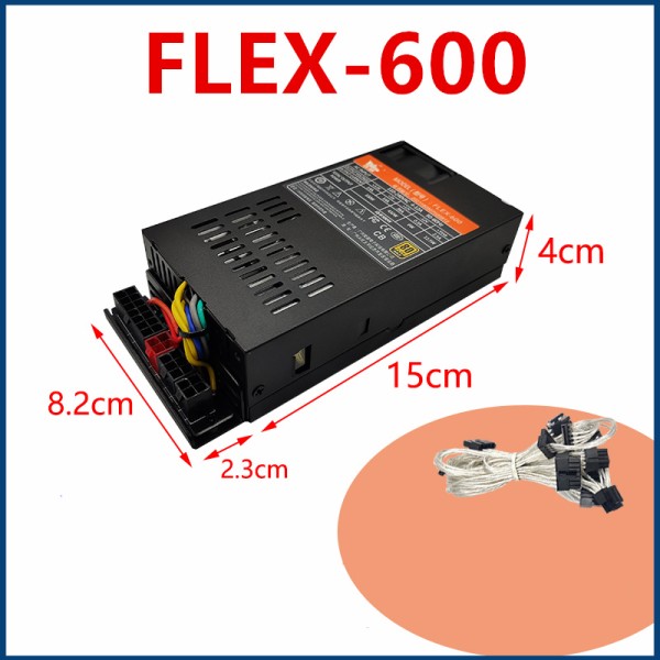 Xinhang AIO Itx Flex NAS 소형 1U 400W 550W 전원 공급 장치 FLEX-600 용 기존 새 PSU 제품 이미지