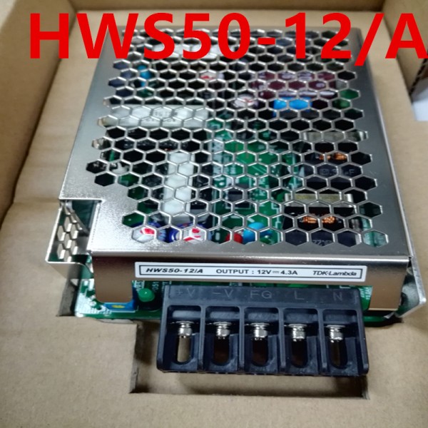 TDK-LAMBDA HWS50 12V4.3A 50W 전원 공급 장치 A 용 새 원본 PSU 제품 이미지