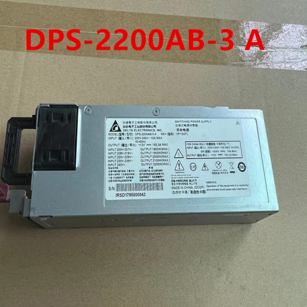 델타 CRPS용 PSU, 2200W 전원 공급 장치, DPS-2200AB-3 A 거의 새제품 제품 이미지