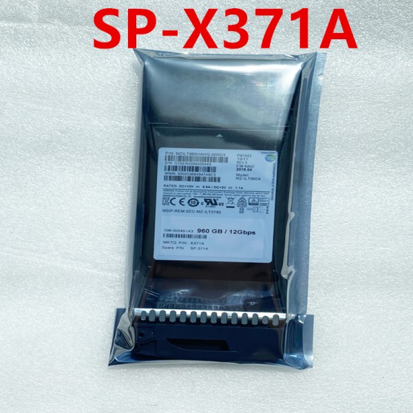 NetApp DS224C 용 하드 디스크, X371A 108-00546 960GB 2.5 인치 SAS, 거의 새제품 제품 이미지
