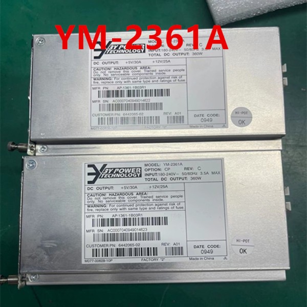 거의 신품 전원 공급 장치, 3Y 360W YM-2361A AP-1361-1B03R1 6442065-002 제품 이미지