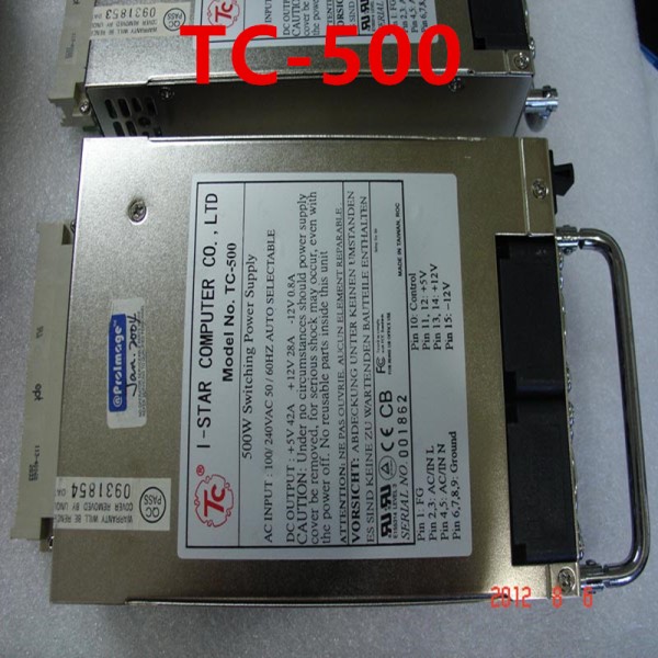 TC I-STAR 500W 전원 공급 장치, 거의 신품 PSU, TC-500R8A 제품 이미지