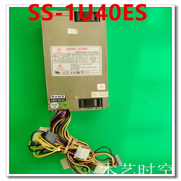TC SURE STAR IWIN 1U 400W 전원 공급 장치 SS-1U40ES, 거의 신품 제품 이미지