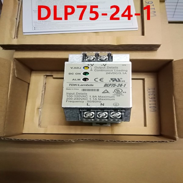 TDK-LAMBDA PSU 전원 공급 장치 DLP75-24-1, 24V 3.1A 75W, 새제품 제품 이미지