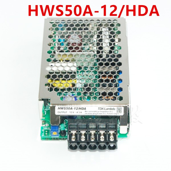 TDK-Lambda HWS50A 용 전원 공급 장치, HDA 12V, 4.3A, 50W, 새제품 제품 이미지