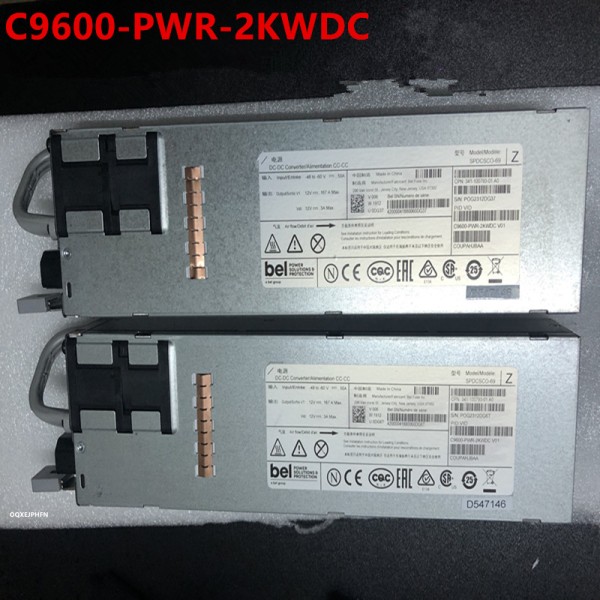 Cisco 9600 전원 공급 장치, C9600-PWR-2KWDC 341-100793-01 SPDCSCO-69, 거의 새제품 제품 이미지