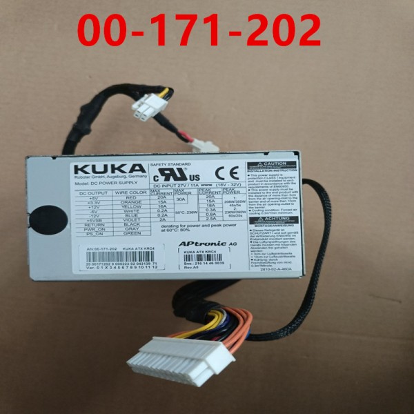 KUKA 00-171-202 전원 공급 장치, 새제품 제품 이미지