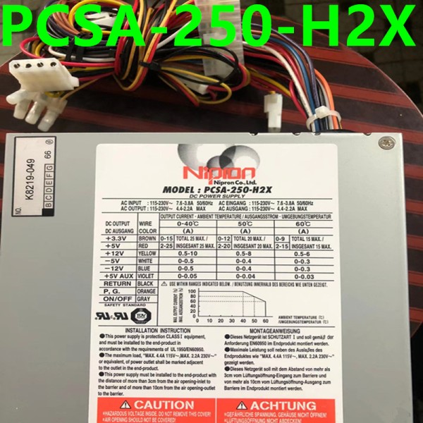 PCSA-250-H2X Nipron 전원 공급 장치, 거의 신품 , 250W 제품 이미지