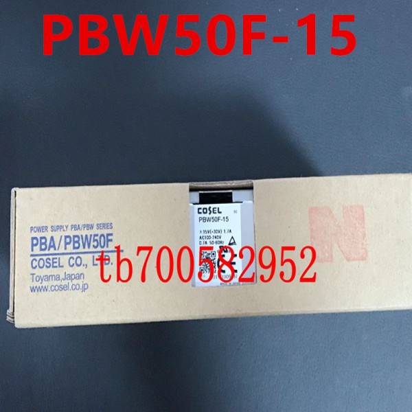 COSEL PBW50F 용 전원 공급 장치, 15V 50W 새제품 제품 이미지