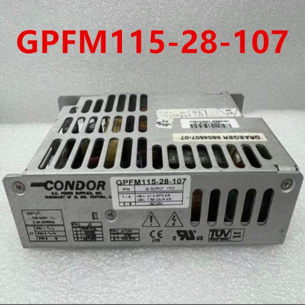 CONDOR 115W 전원 공급 장치 GPFM115-28-107 8604607-07 거의 새 PSU는 새것처럼 작동합니다. 제품 이미지