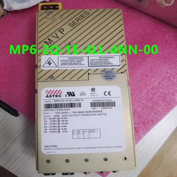 ASTEC 600W MP6-2Q-1E-4LL-4NN-00 73-560-0052용 90% 새 전원 공급 장치는 새것처럼 작동합니다 제품 이미지