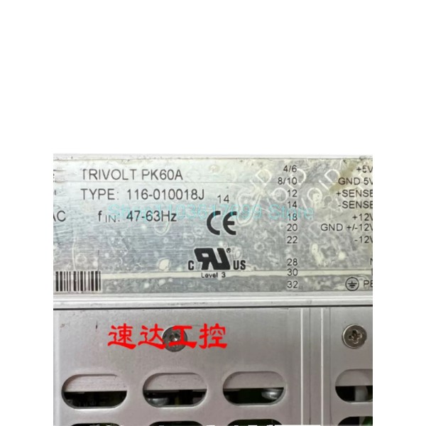 산업용 병원 전원 공급 장치 +5V+12V+-12V-12V PK60A 116-010018J 제품 이미지