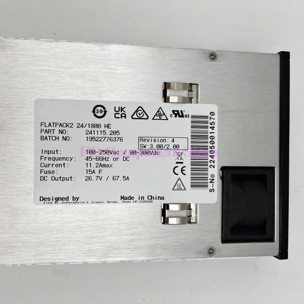26.7V 67.5A 전원 공급 장치 241115.205 FLATPACK2 241800 HE 제품 이미지