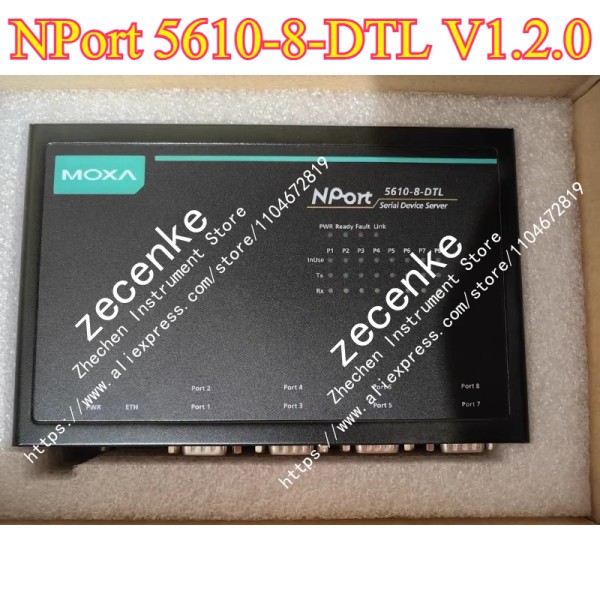 1PCS 신품 Moxa NPort 5610-8-DTL V1.2.0 제품 이미지