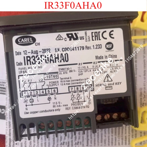IR33F0AHA0 온도 조절기 115V 신품 기능 1개 제품 이미지