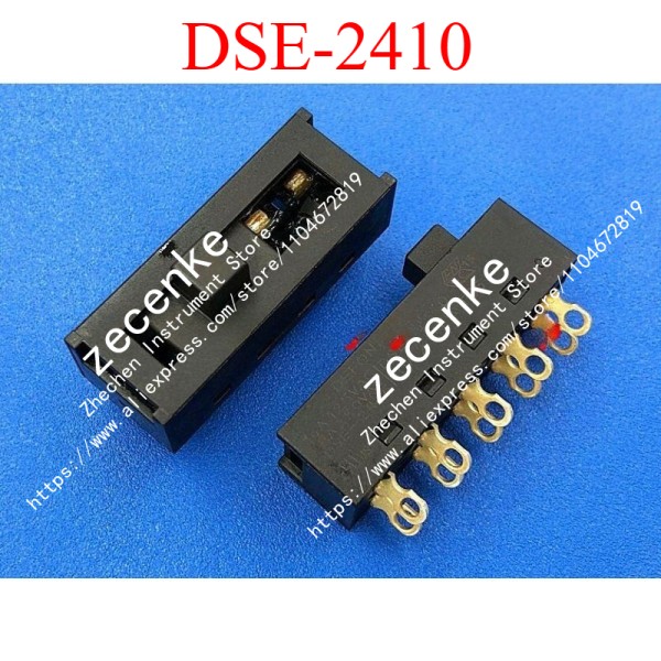 2pcs Defond DSE-2410 16A125VAC 10 핀 4 위치 슬라이드 제품 이미지