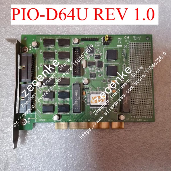 1PC PIO-D64U REV 1.0 64채널 디지털 입력 및 출력 카드 제품 이미지